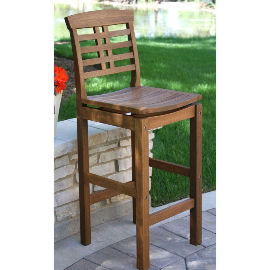 Outdoor Bar Stools * | Best Sale Bar Height Chairs Hn Outdoor Highland 45 In. Outdoor Bar Stool