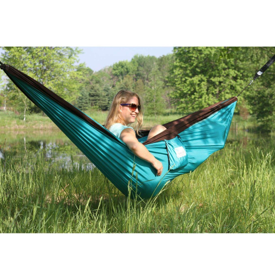 Hammocks * | Top 10 Vivere Hammocks Hand Woven Vivere Parachute Double Hammock