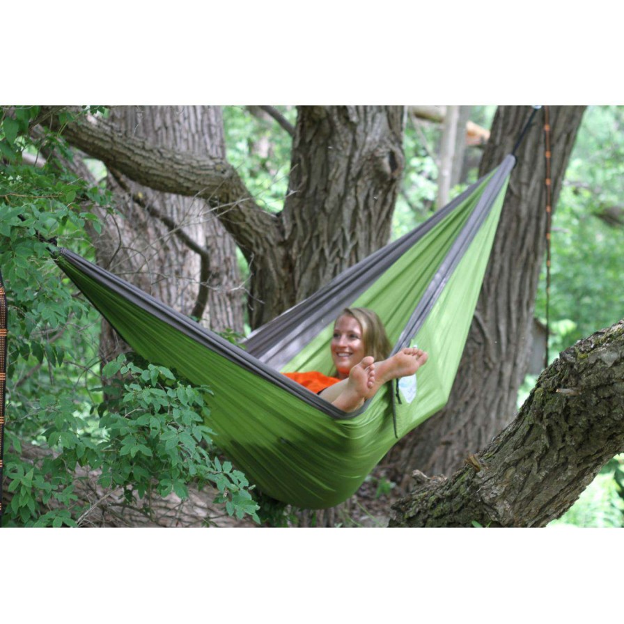 Hammocks * | Top 10 Vivere Hammocks Hand Woven Vivere Parachute Double Hammock