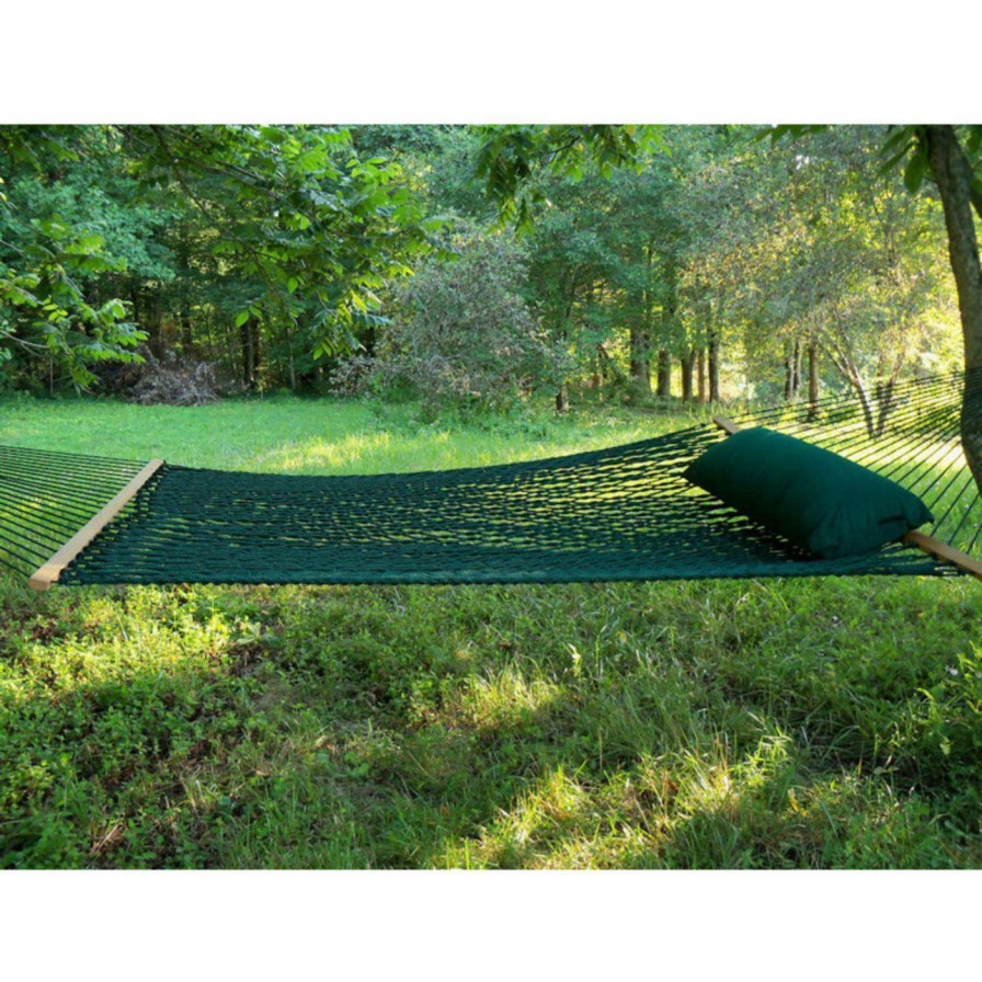 Hammocks * | Budget Twin Oaks Hammocks Twin Oaks Xl Classic Colo Rope Double Hammock