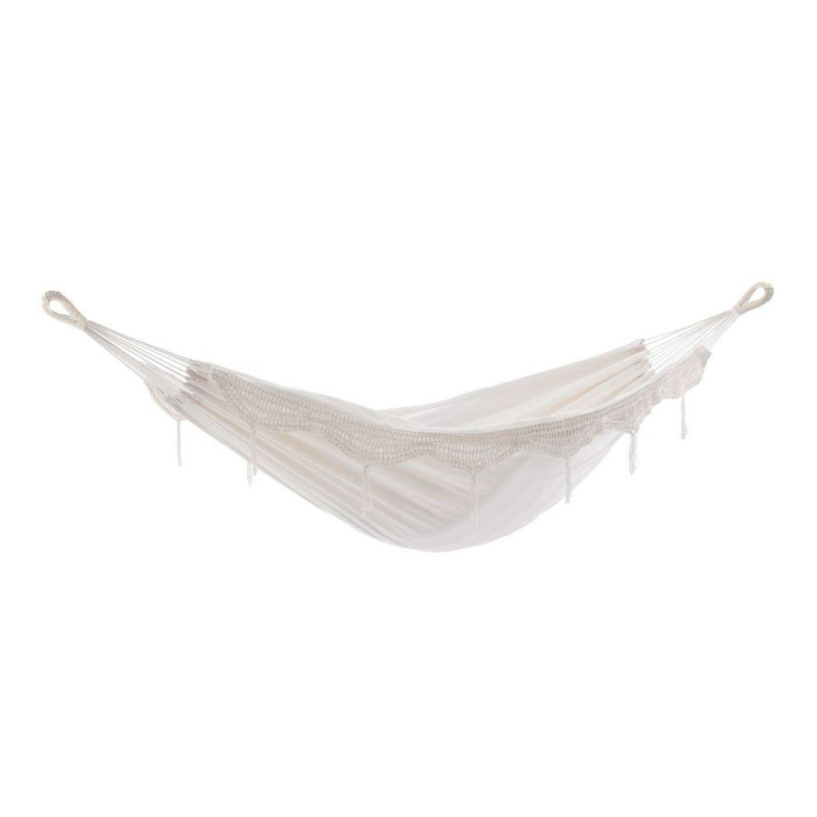 Hammocks * | Coupon Fabric Vivere 12 Ft. Brazilian Style Tasseled Double Hammock