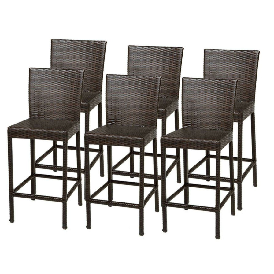 Outdoor Bar Stools * | Best Pirce Side Chairs Tk Classics Napa Bar Stool Set Of 6