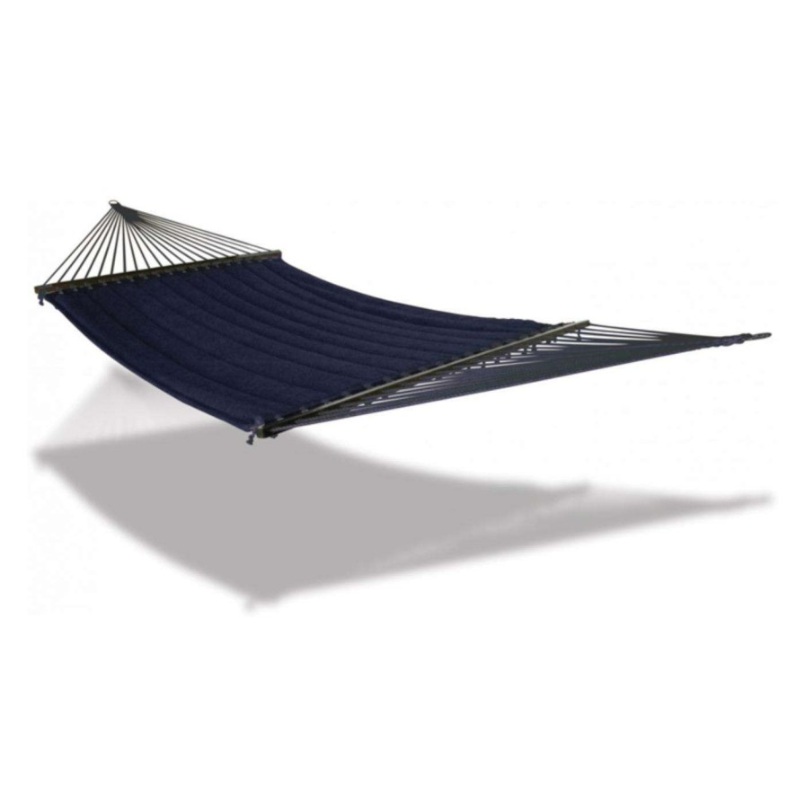 Hammocks * | Brand New Kings Pond Blue Hammaka Quilted Olefin Double Hammock