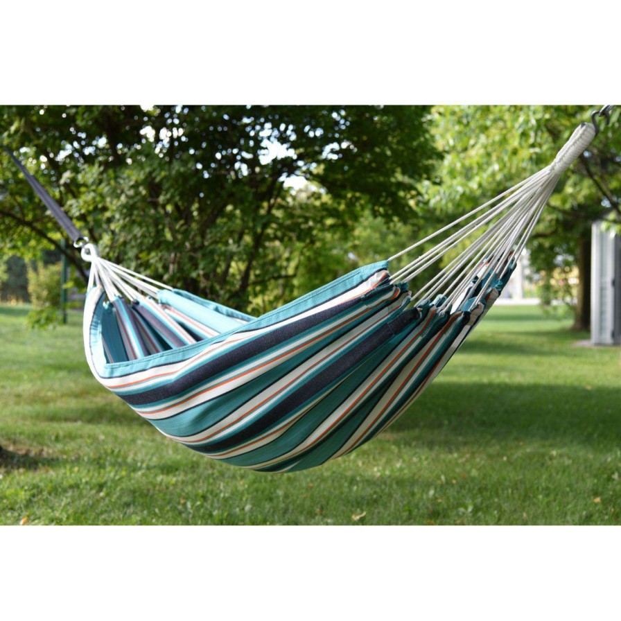 Hammocks * | Brand New Vivere Hammocks Fabric Vivere Brazilian Double Sunbrella Hammock Carousel Confetti