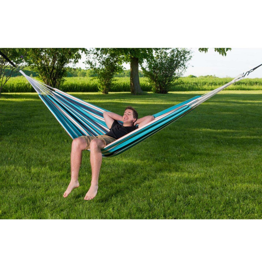 Hammocks * | Brand New Vivere Hammocks Fabric Vivere Brazilian Double Sunbrella Hammock Carousel Confetti