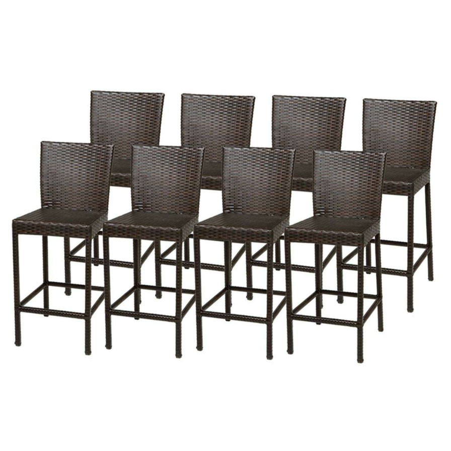 Outdoor Bar Stools * | Coupon Side Chairs Tk Classics Napa Bar Stool Set Of 8