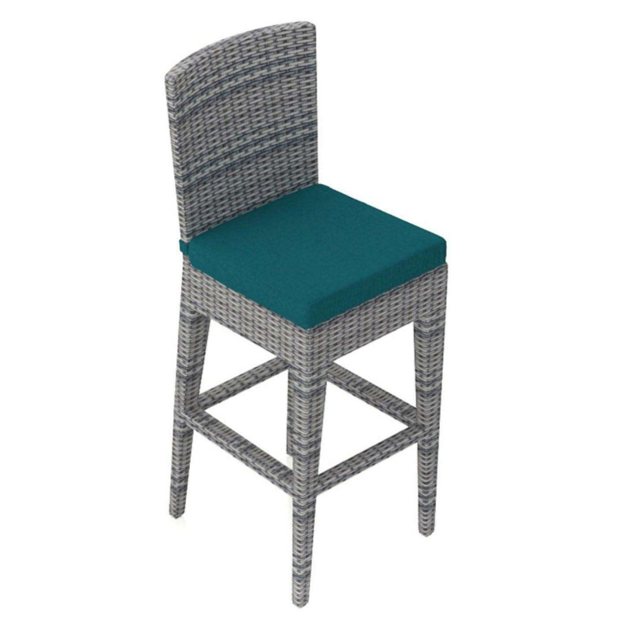 Outdoor Bar Stools * | Budget Bar Height Chairs Harmonia Living Urbana Bar Chair With Optional Sunbrella Cushion Coffee Bean