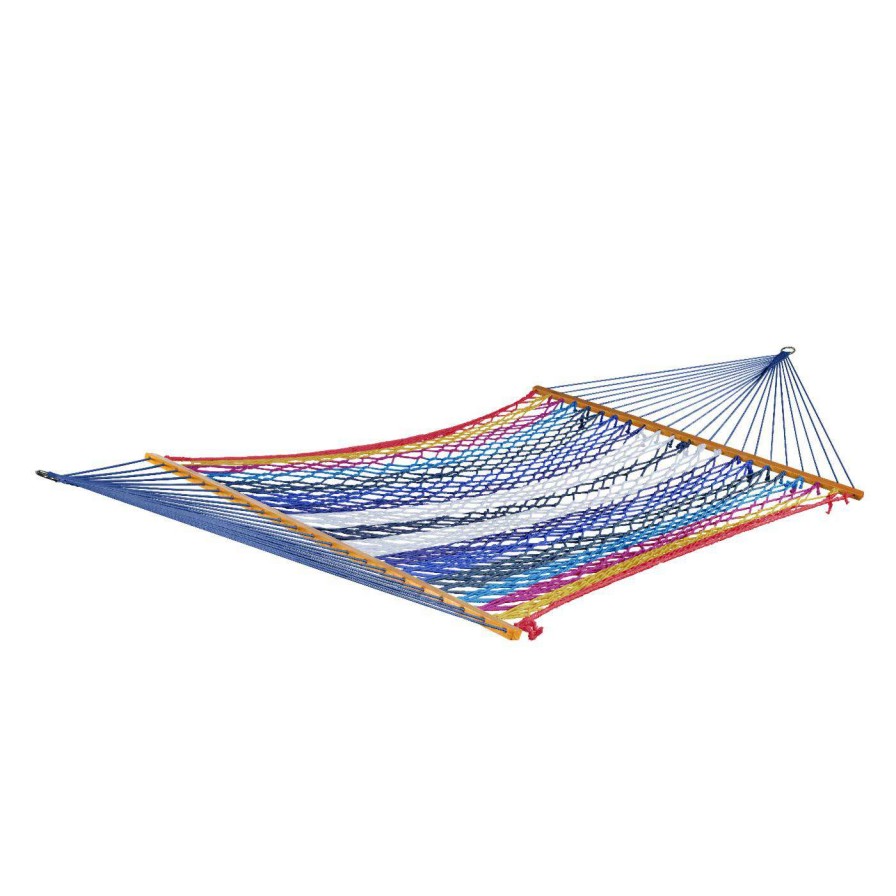 Hammocks * | Cheapest Hand Woven Bliss Hammocks Classic Cotten Rope Hammock