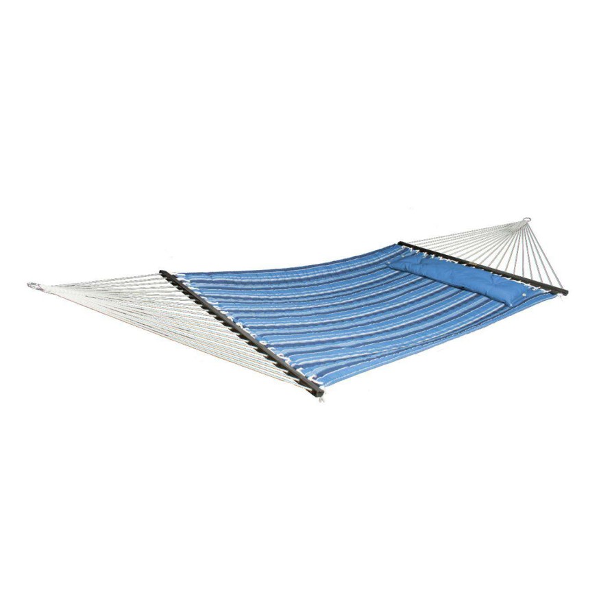 Hammocks * | Wholesale Bliss Hammocks Quilted Reversible Hammock With Button Tuft Pillow