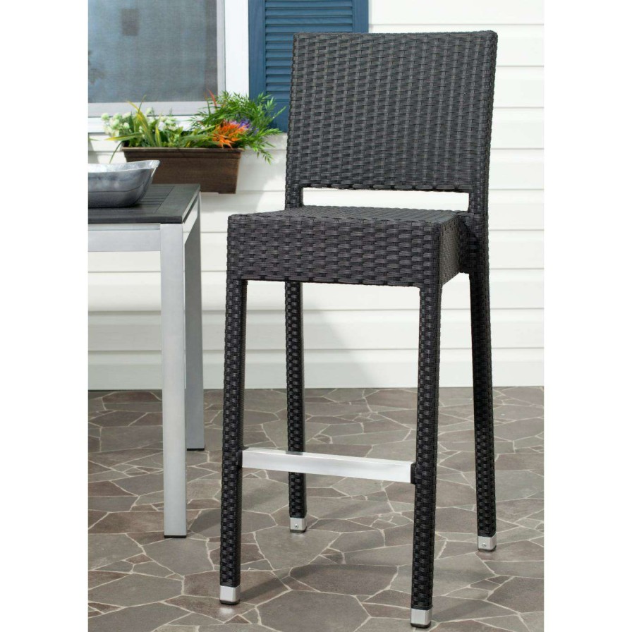 Outdoor Bar Stools * | Cheapest Bar Height Chairs Safavieh Bethel Barstool