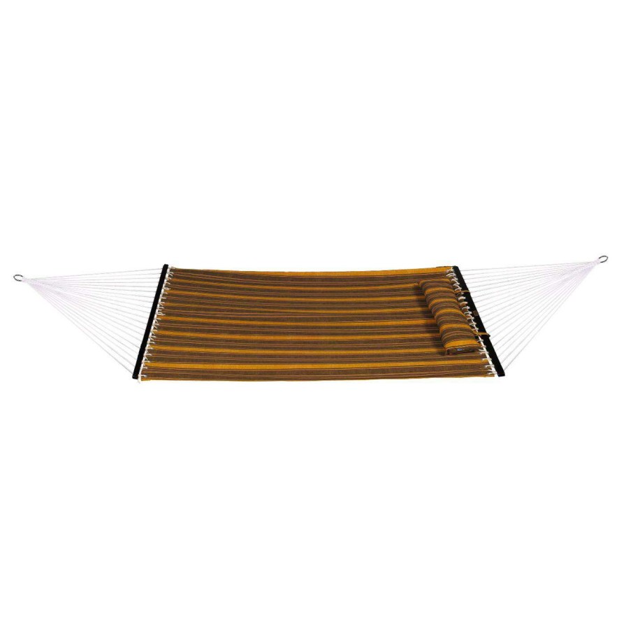 Hammocks * | Budget Rope Bliss Hammocks Double Layer Hammock With Pillow